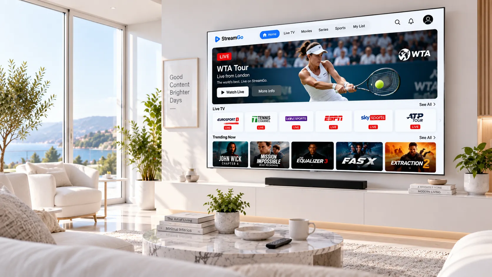 Fritz!Box Konfigurationsoberfläche mit WLAN-Kanaleinstellung und DNS-Konfiguration für IPTV